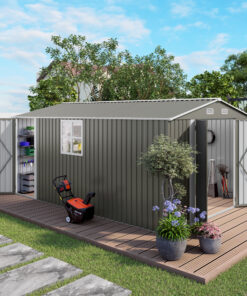 10x14FT Outdoor Metal Storage Shed