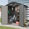 6x6 FT Plastic Outdoor Storage Shed