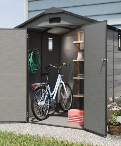 6x6 FT Plastic Outdoor Storage Shed