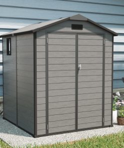 6x6 FT Plastic Outdoor Storage Shed