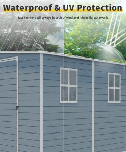 4x8FT Outdoor Storage Shed