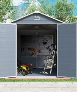 8FT x 6FT Resin Outdoor Storage Shed