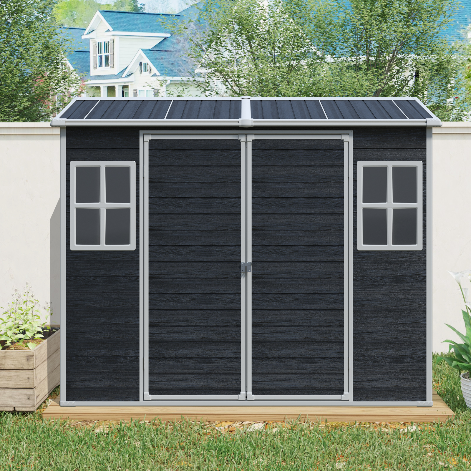 8 x 4 FT Outdoor Storage Shed 2 - BuyStorageShed.com 8 x 4 FT Outdoor Storage Shed