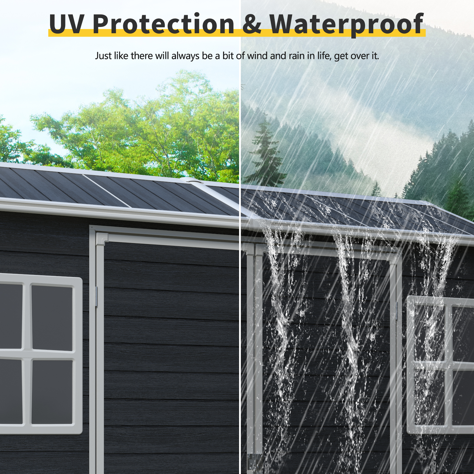 8 x 4 FT Outdoor Storage Shed 7 - BuyStorageShed.com 8 x 4 FT Outdoor Storage Shed