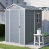 4x6ft Resin Outdoor Storage Shed 17 - BuyStorageShed.com 4x6ft Resin Outdoor Storage Shed