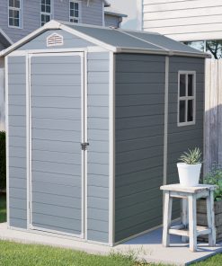 4x6ft Resin Outdoor Storage Shed