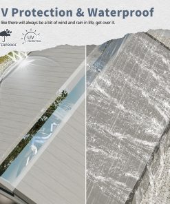 8x10FT Plastic Outdoor Storage Shed 10 - BuyStorageShed.com 8x10FT Plastic Outdoor Storage Shed