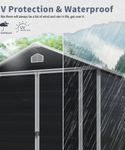 6FT x 8FT Resin Outdoor Storage Shed 15 - BuyStorageShed.com 6FT x 8FT Resin Outdoor Storage Shed