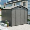 8x10FT Plastic Outdoor Storage Shed