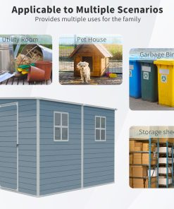 4x8FT Outdoor Storage Shed