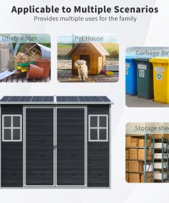 8 x 4 FT Outdoor Storage Shed 15 - BuyStorageShed.com 8 x 4 FT Outdoor Storage Shed