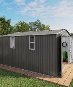 10x12FT Large Metal Outdoor Storage Shed 34 - BuyStorageShed.com 10x12FT Large Metal Outdoor Storage Shed