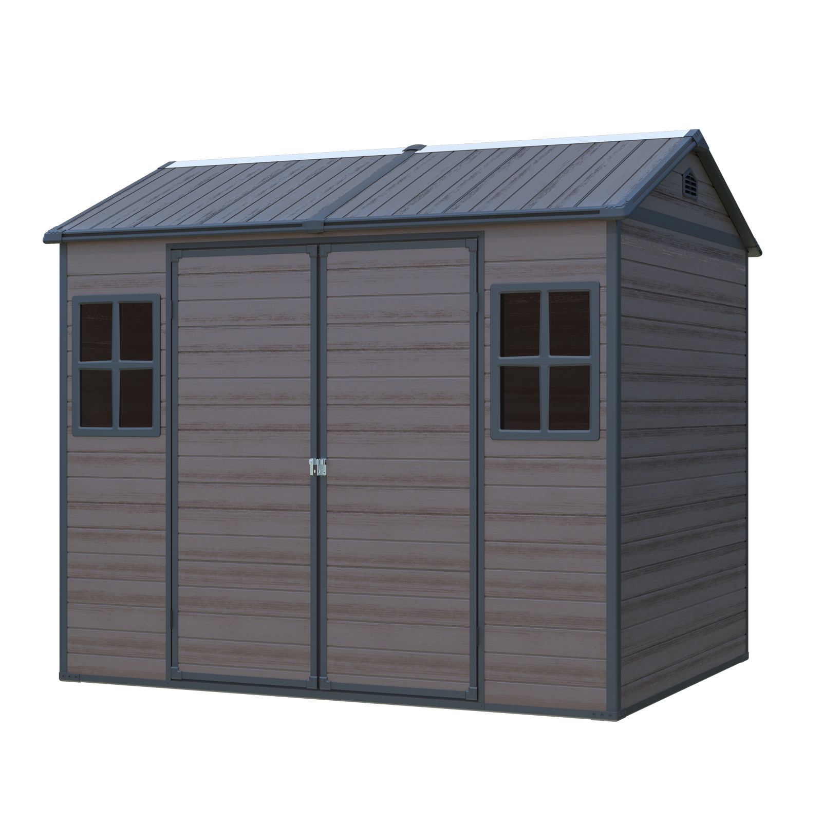 8x6 Ft Resin Outdoor Storage Shed 6 - BuyStorageShed.com 8x6 Ft Resin Outdoor Storage Shed