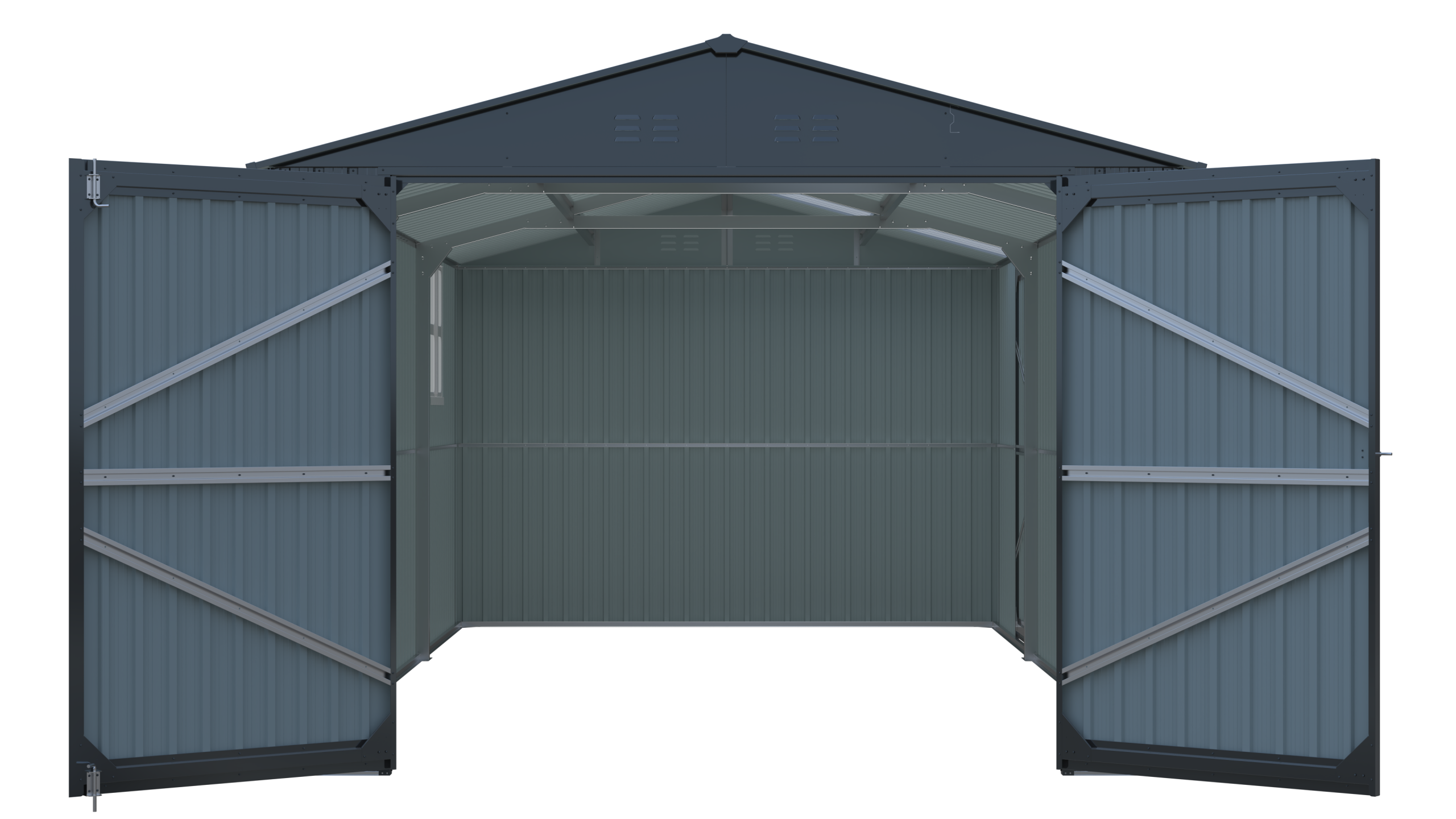 20x10 FT Outdoor Storage Shed 3 - BuyStorageShed.com 20x13 FT Outdoor Storage Shed