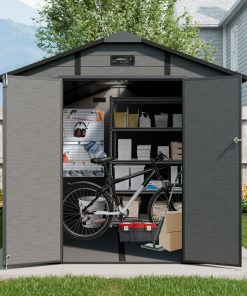 8x14 FT Plastic Outdoor Storage Shed
