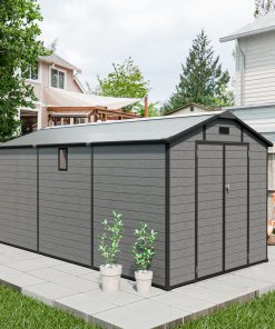 8x14 FT Plastic Outdoor Storage Shed