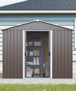 8 x 4ft Outdoor Metal Storage Shed