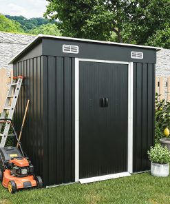 6x4FT Galvanized Steel Shed