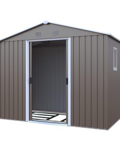 8 x 4ft Outdoor Metal Storage Shed