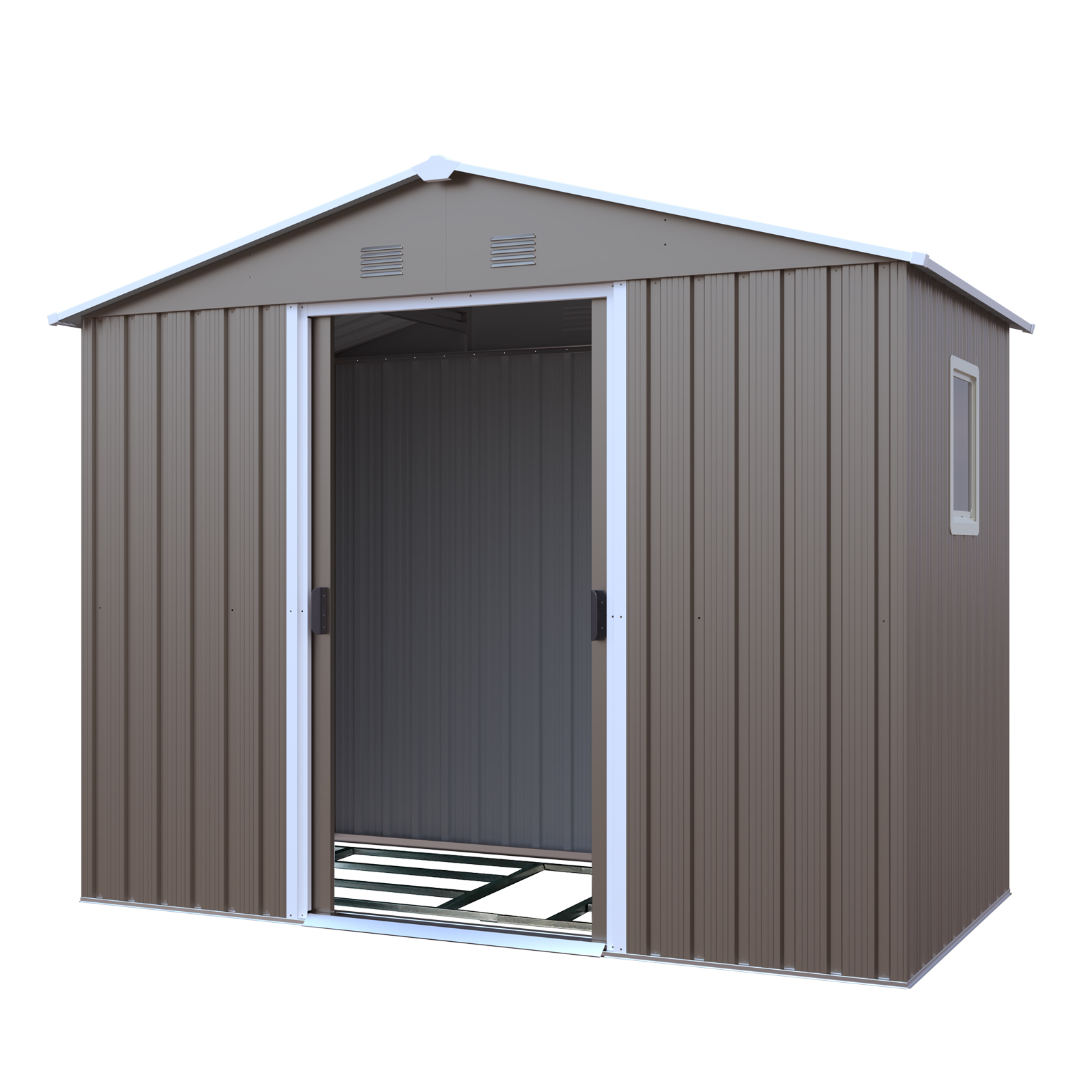 8 x 4ft Outdoor Metal Storage Shed