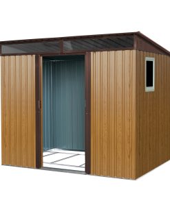 8 x 6ft Outdoor Metal Storage with Window