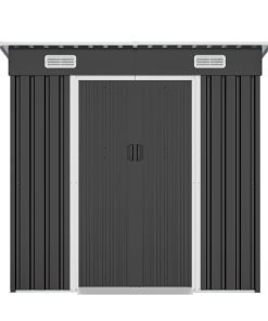 6x4FT Galvanized Steel Shed