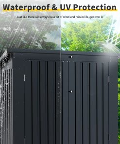 Garbage Bin Shed Stores 2 Trash Cans