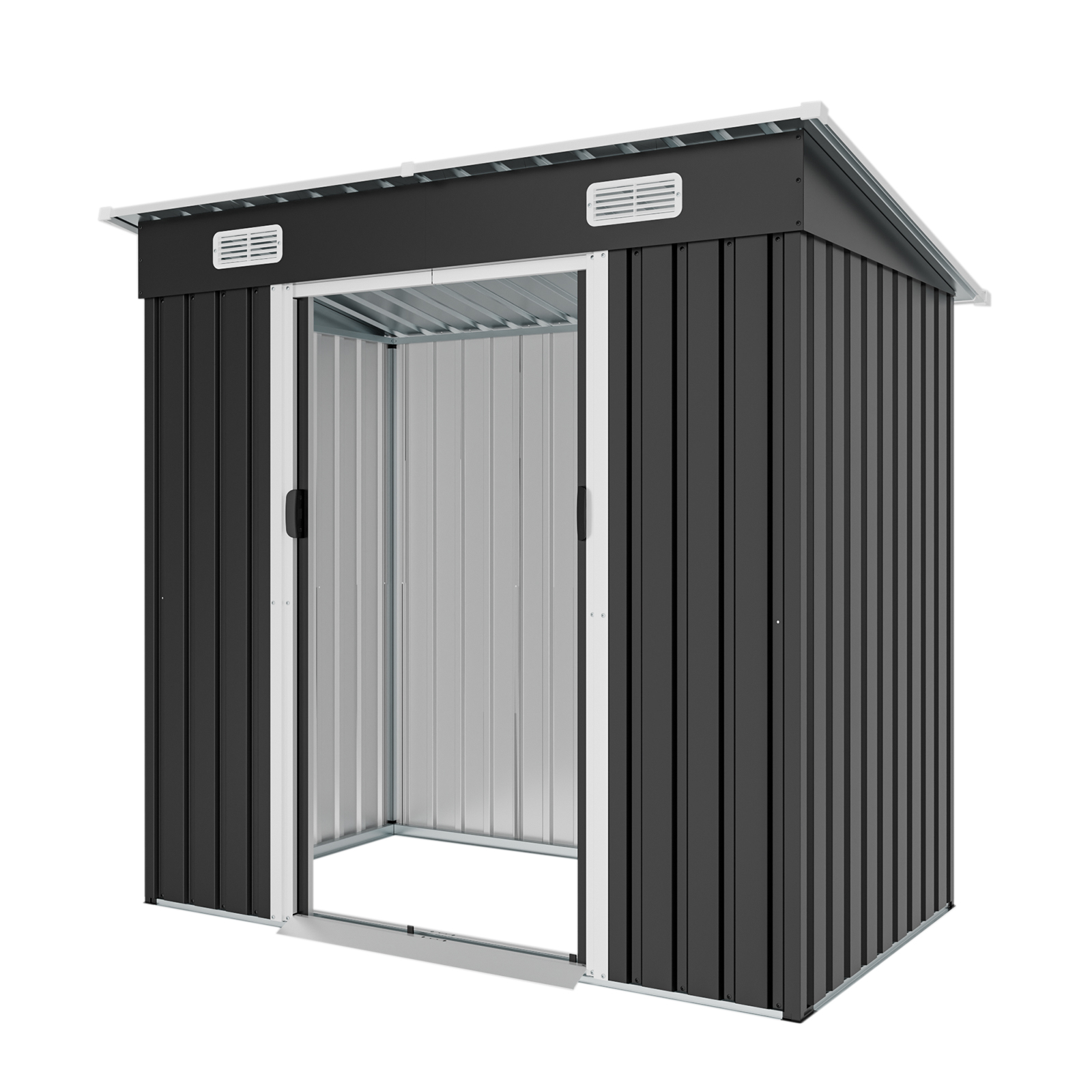 6x4FT Galvanized Steel Shed
