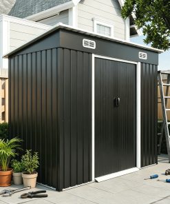 8x4FT Galvanized Steel Shed
