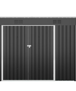 4x8 FT Galvanized Steel Outdoor Storage Shed