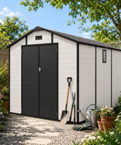 8x10 FT Plastic Outdoor Storage Shed