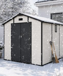 8x10 FT Plastic Outdoor Storage Shed