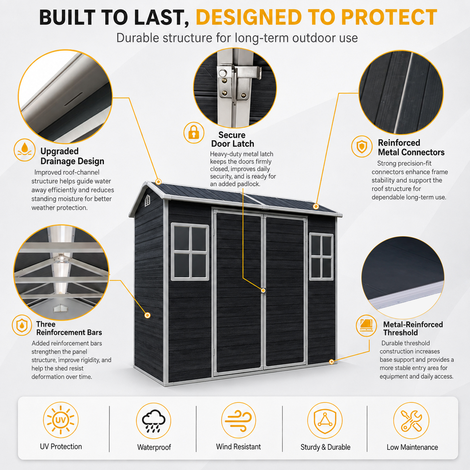 8FTx4FT Outdoor Storage Shed