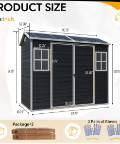8FTx4FT Outdoor Storage Shed