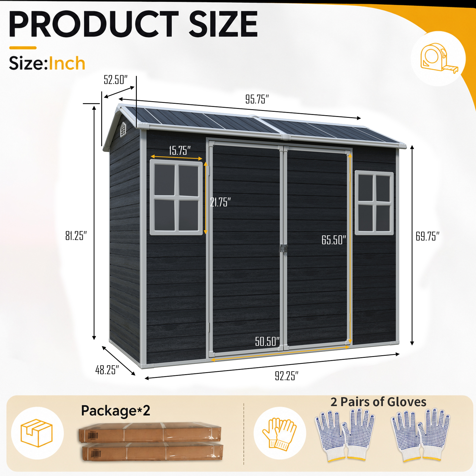8FTx4FT Outdoor Storage Shed