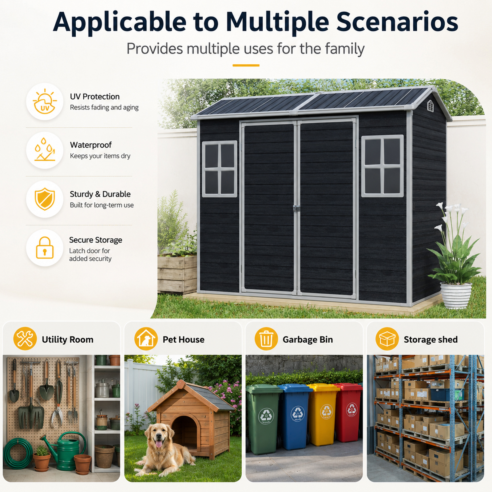8FTx4FT Outdoor Storage Shed