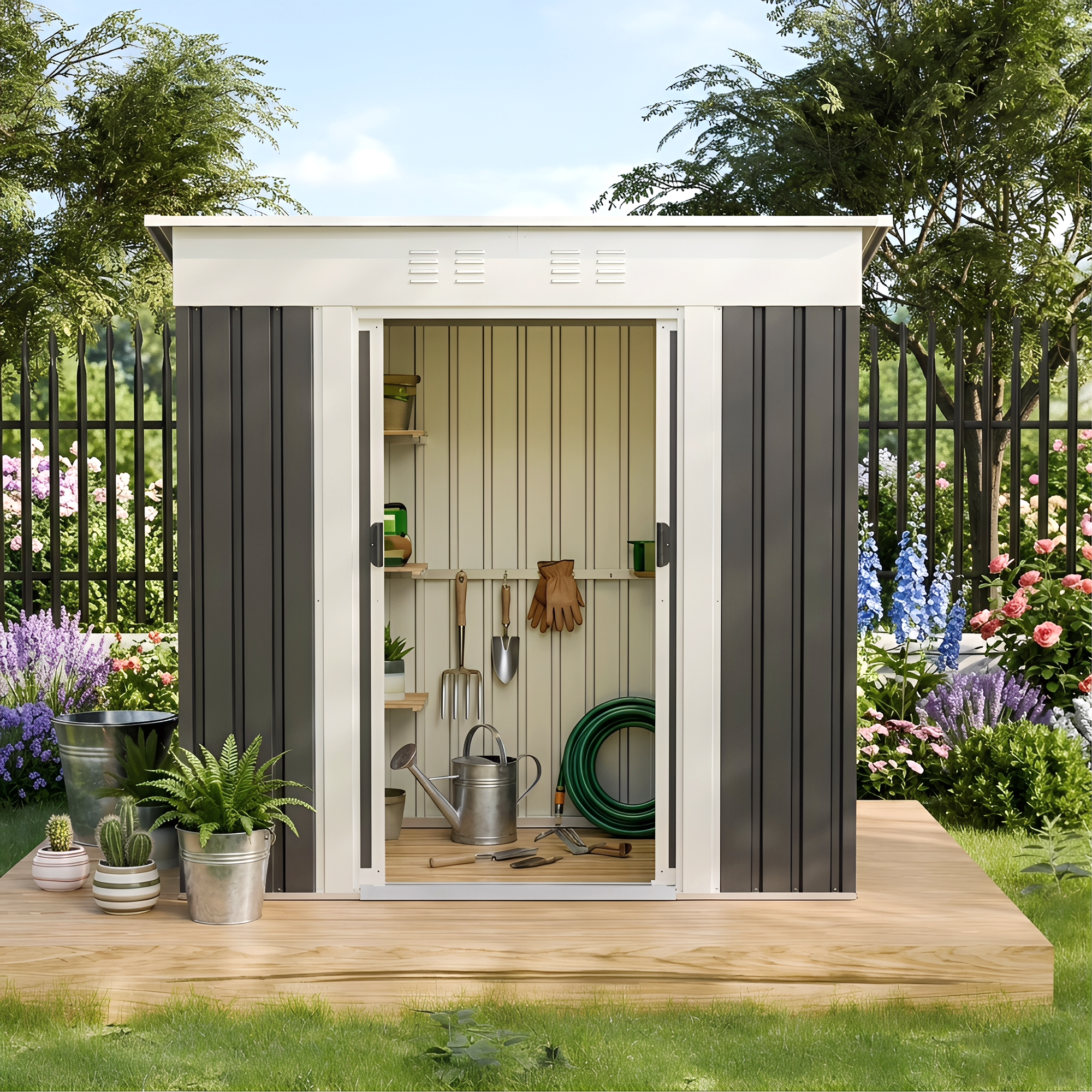 6x4 FT Garden Shed