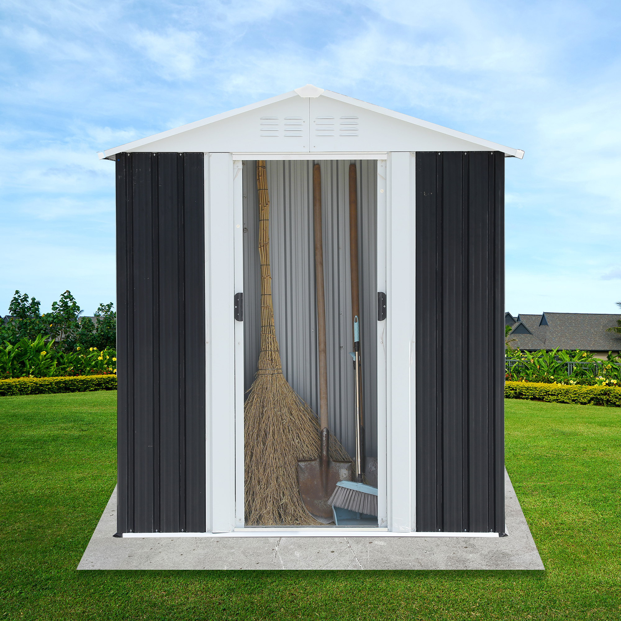 5x3 FT Sliding Door Garden Shed
