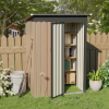 5x3FT Metal Garden Shed