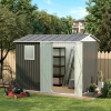 9x6 FT Metal Garden Storage Shed