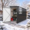 4x9 FT Outdoor Metal Storage Shed