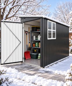 4x9 FT Outdoor Metal Storage Shed
