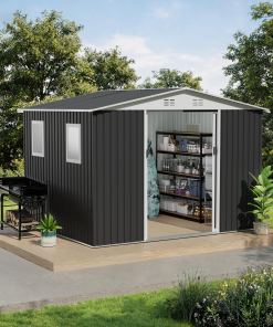 10x8 FT Metal Garden Shed