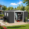 12x10 FT Metal Garden Shed