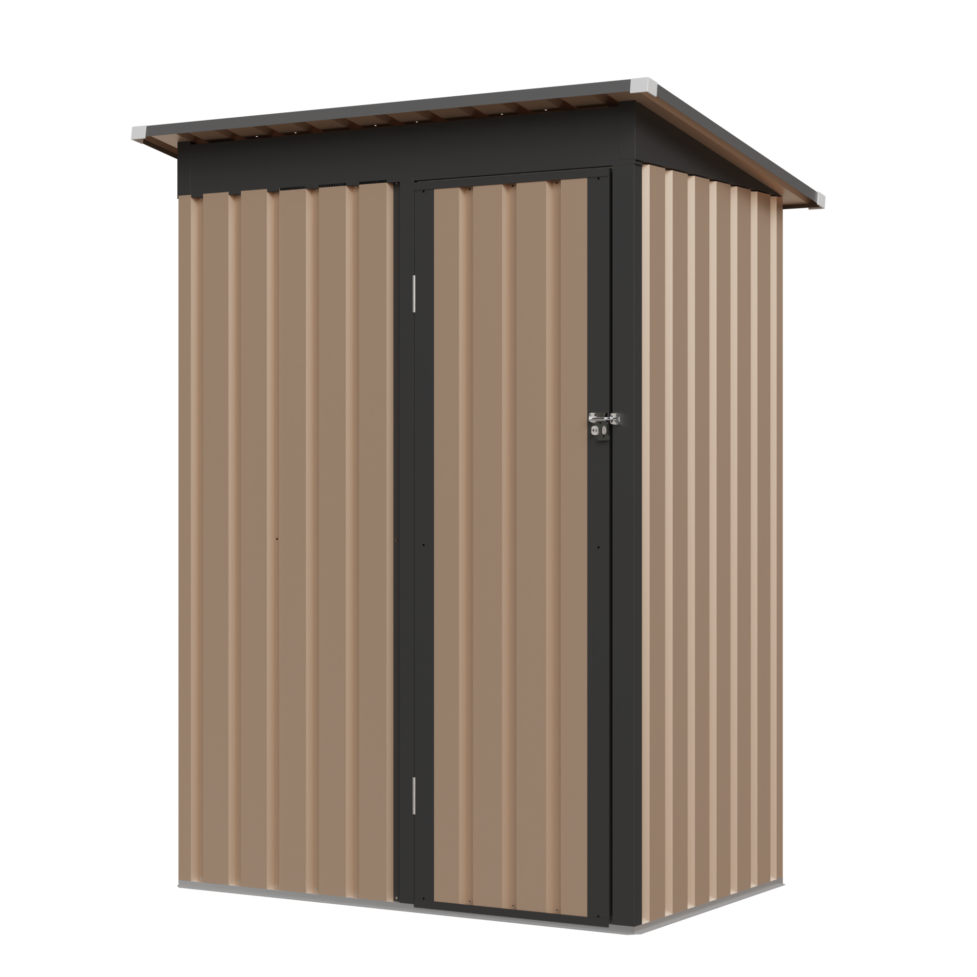 5x3FT Metal Garden Shed
