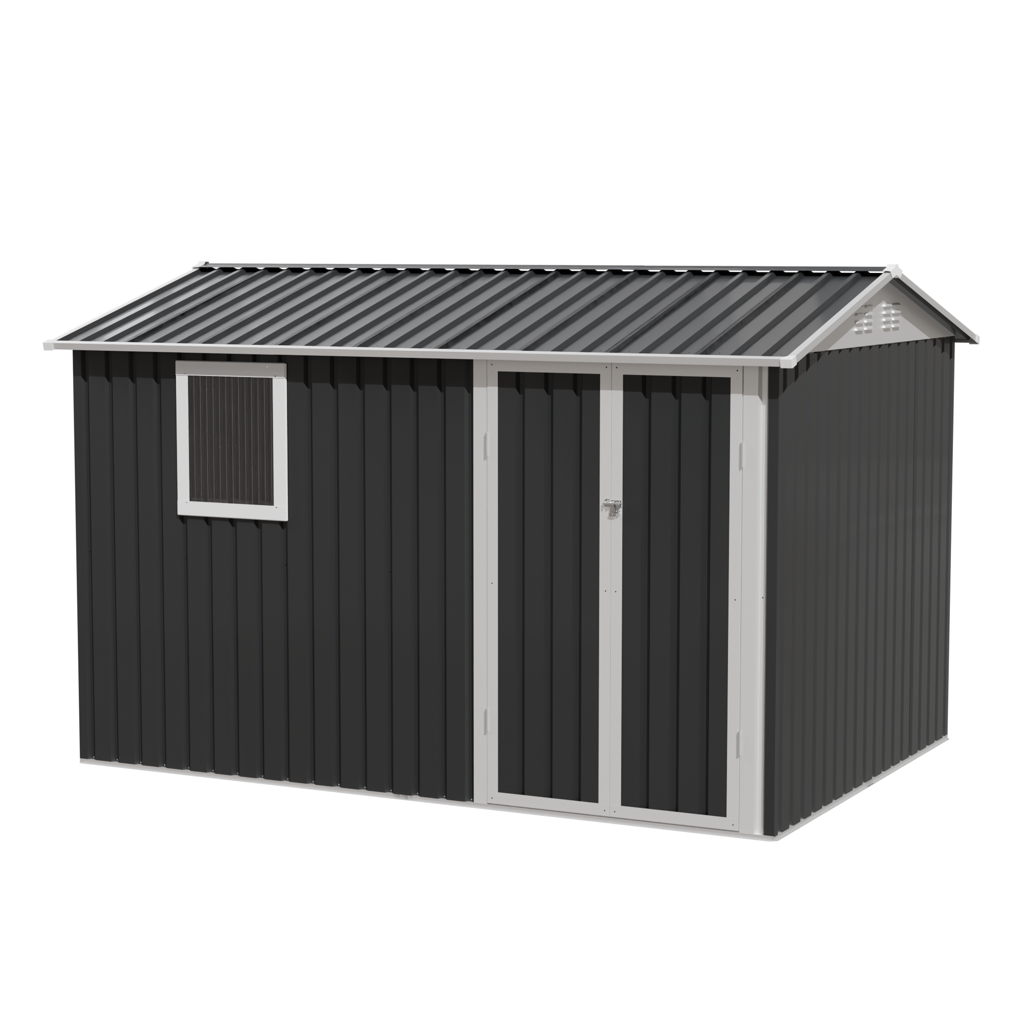9x6 FT Metal Garden Shed
