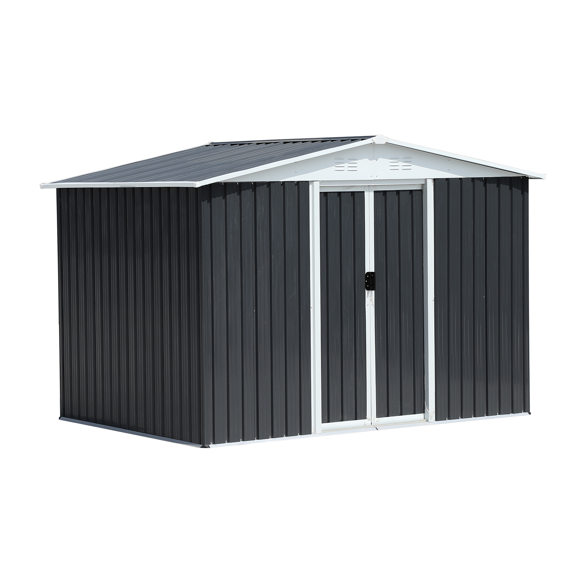 8x6 FT Aluminum Alloy Garden Shed