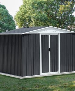 8x6 FT Aluminum Alloy Garden Shed