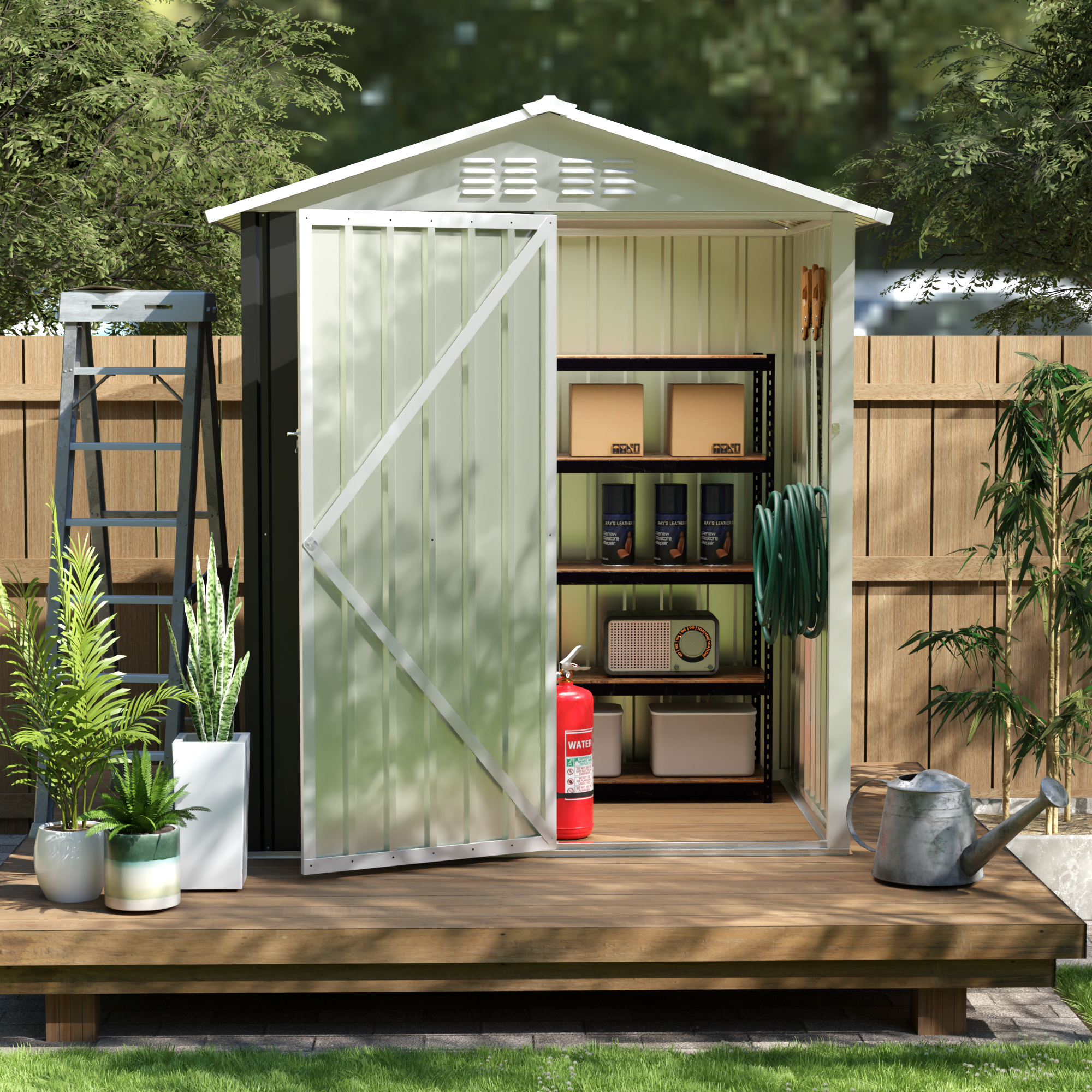 5.4x4.27 FT Outdoor Storage Shed