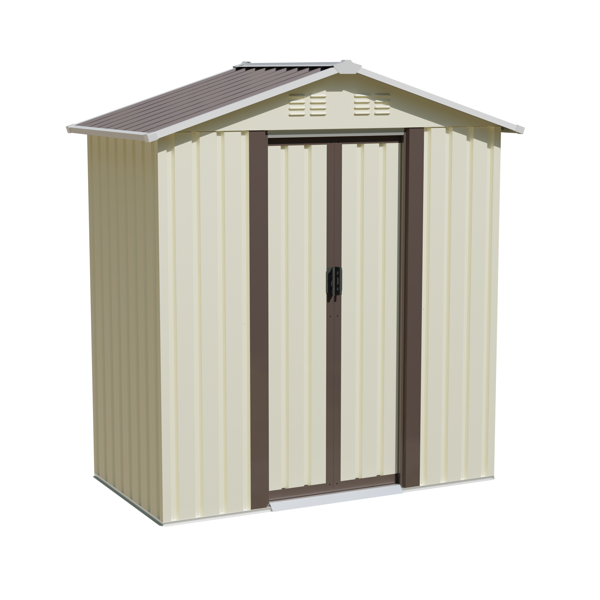 5x3 FT Metal Garden Shed